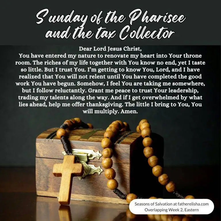 the Pharisee and the Tax Collector